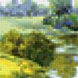 Предпросмотр схемы вышивки «Летний пейзаж» (№379617)