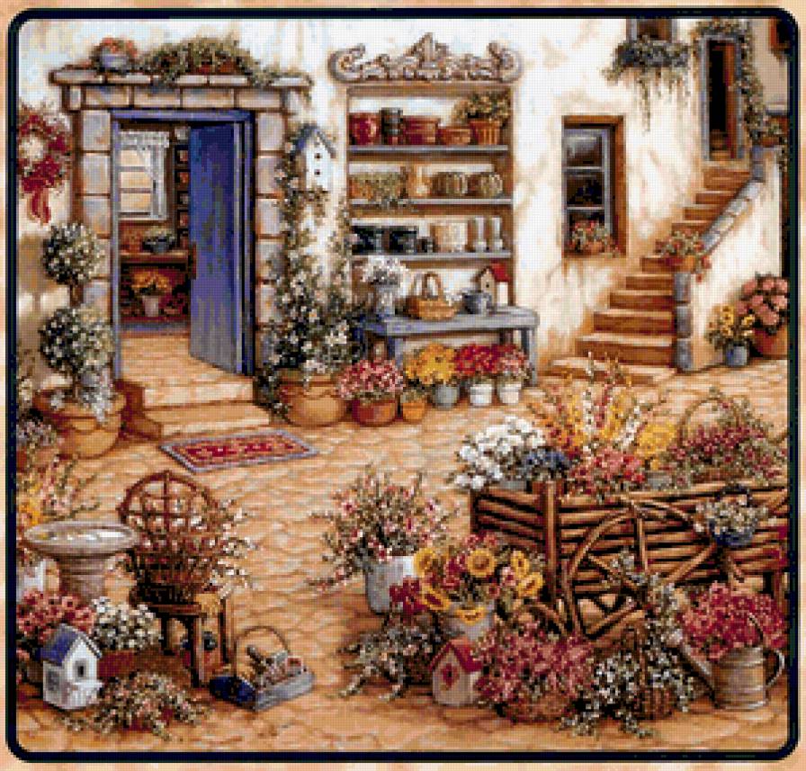 №379694 - фэнтези, красота женщины, картины, живопись, цветы, девушка, дети - предпросмотр