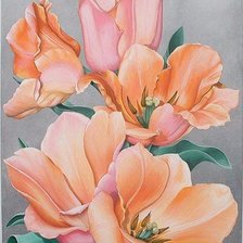 Схема вышивки «цветы»