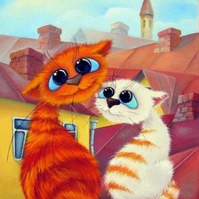 Схема вышивки «встреча»