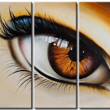 Схема вышивки «Глаз»