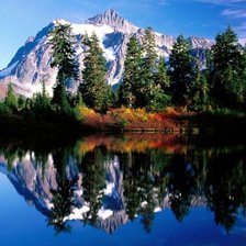 Схема вышивки «в горах»