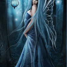 Схема вышивки «эльфийка»