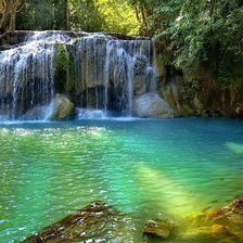 Схема вышивки «водопад»