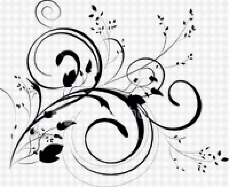 узор - цветы, узоры - предпросмотр