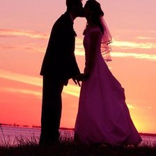 Схема вышивки «Влюбленная пара»