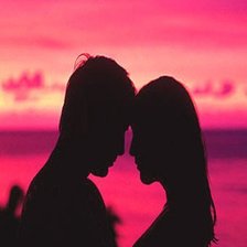 Схема вышивки «Влюбленная пара»