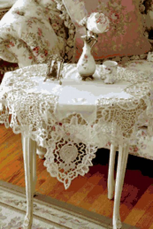 №380323 - роза, интерьер, ваза, стол - предпросмотр