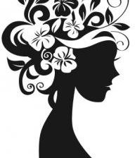 Схема вышивки «силуэт»