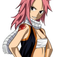 Схема вышивки «нацу в виде девушки»