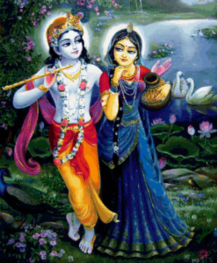 Радха,Кришна - радха, кришна - предпросмотр