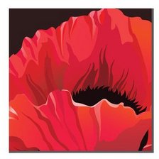 Схема вышивки «красные маки»