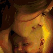 Схема вышивки «Мать и дитя»