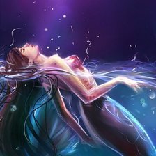 Схема вышивки «Русалка»