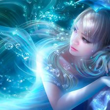 Схема вышивки «Девушка»