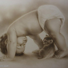 Схема вышивки «Малыш»