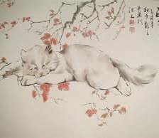 Схема вышивки «кот»