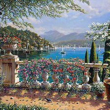 Схема вышивки «картина»