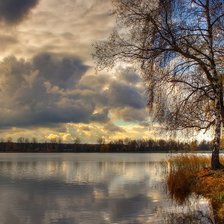 Схема вышивки «тихий вечер»