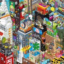 Схема вышивки «америка»