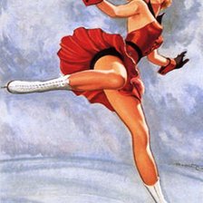 Схема вышивки «Девушка»