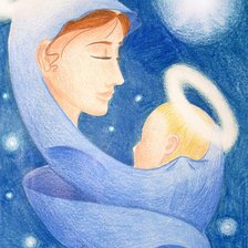 Схема вышивки «madre»