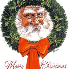 Схема вышивки «Симпатичный Санта»