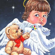 Схема вышивки «Дети-ангелы»