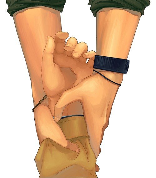 Дестиэль - кас и дин, руки - оригинал