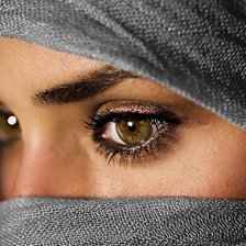 Схема вышивки «глаза»