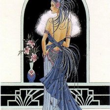 Схема вышивки «в стиле ретро»