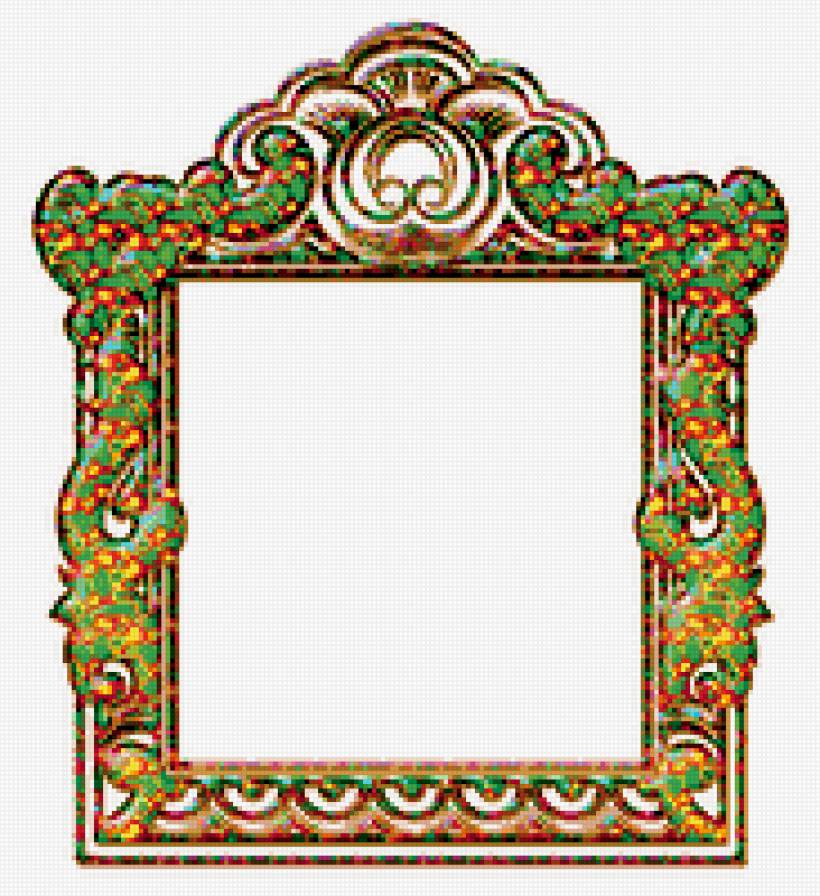 рамка - рамка, орнамент - предпросмотр