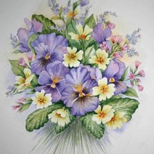 Схема вышивки «букет»