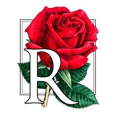 Схема вышивки «роза»