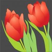 Схема вышивки «Тюльпаны»