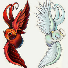 Схема вышивки «Ангелы и Демоны»