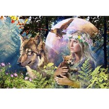 Схема вышивки «Фея леса»