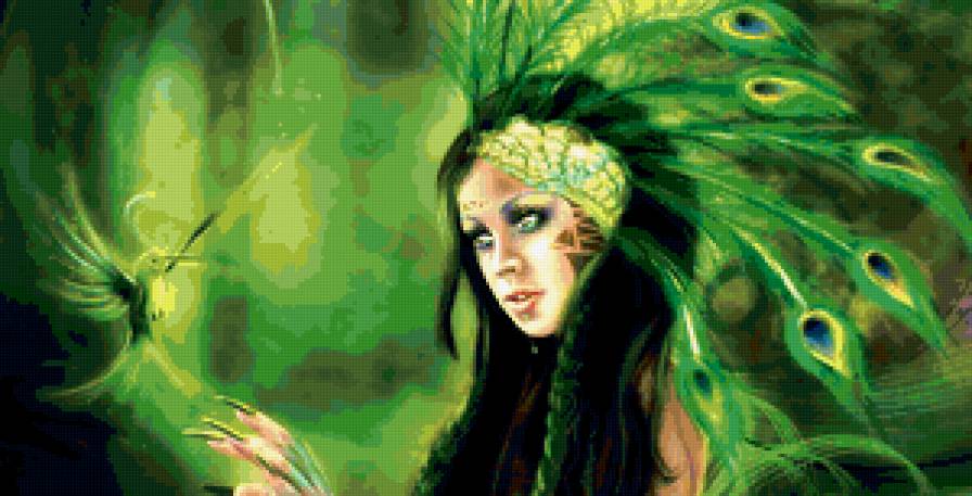 Девушка. - девушки, фентези - предпросмотр