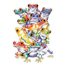 Схема вышивки «Лягухи»