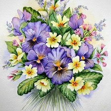 Схема вышивки «букетик»