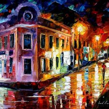 Схема вышивки «ночной дождь»