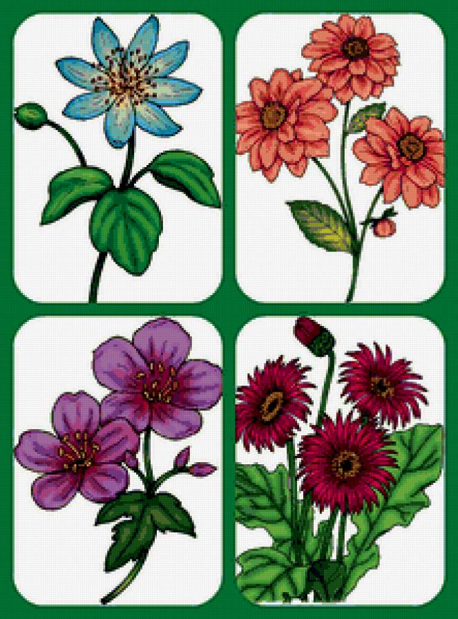 цветочное панно - предпросмотр