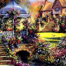 Схема вышивки «митчел мостик»