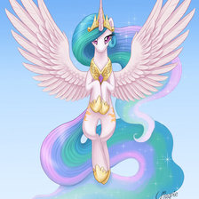 Схема вышивки «принцесса Селестия»