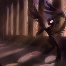 Схема вышивки «Тёмная сторона Луны»