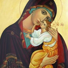 Схема вышивки «Богоматерь Ярославская»