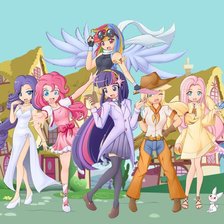 Схема вышивки «пони»