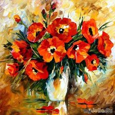 Схема вышивки «афремов маки»