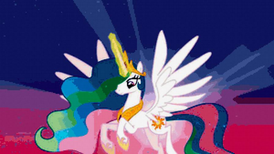 принцесса Селестия - мой маленький пони - предпросмотр