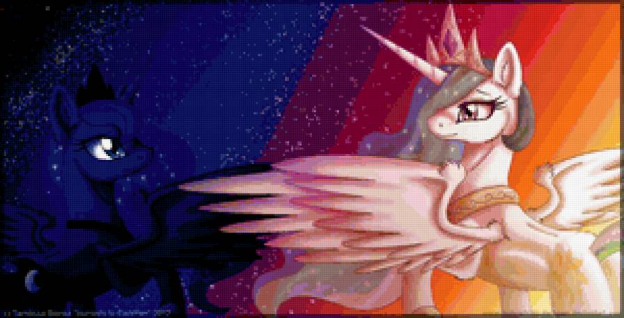 дружба двух сестёр - мой маленький пони - предпросмотр